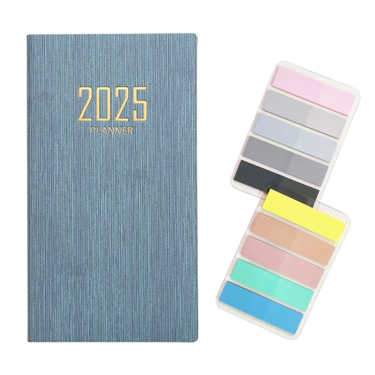 Dailygoods - 2025 A6 Zakagenda met PU-Lederen Softcover en Notities