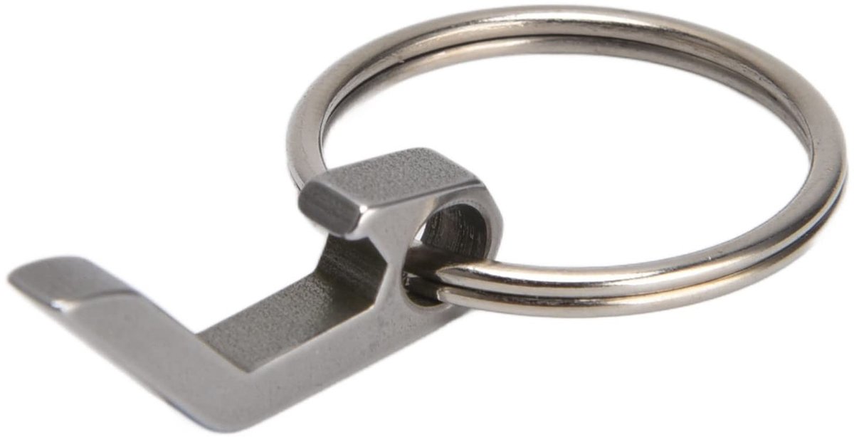 Dailygoods- Flesopener Sleutelhanger - Mini Flesopener - 2-pack - Platte Flesopener - Bieropener - Feestcadeau