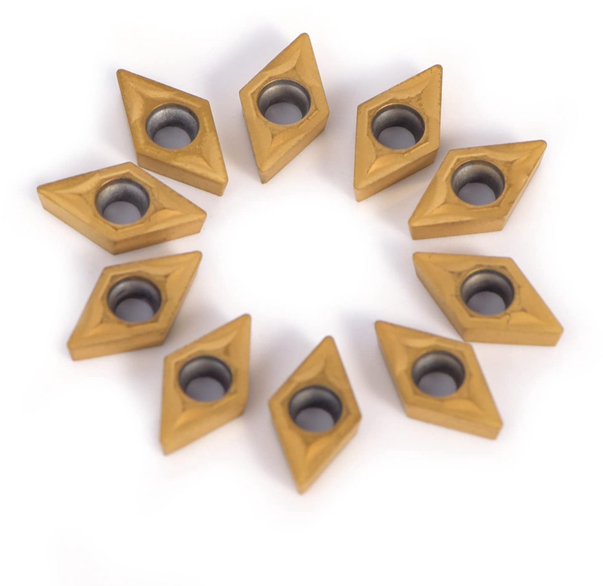 Dailygoods- Snijkop 10 Stuks - CNC-Carbide Tips - Draaibank Gereedschap - Snijders Voegt - Tool Box - Hoogwaardige Kwaliteit - Snijgereedschap