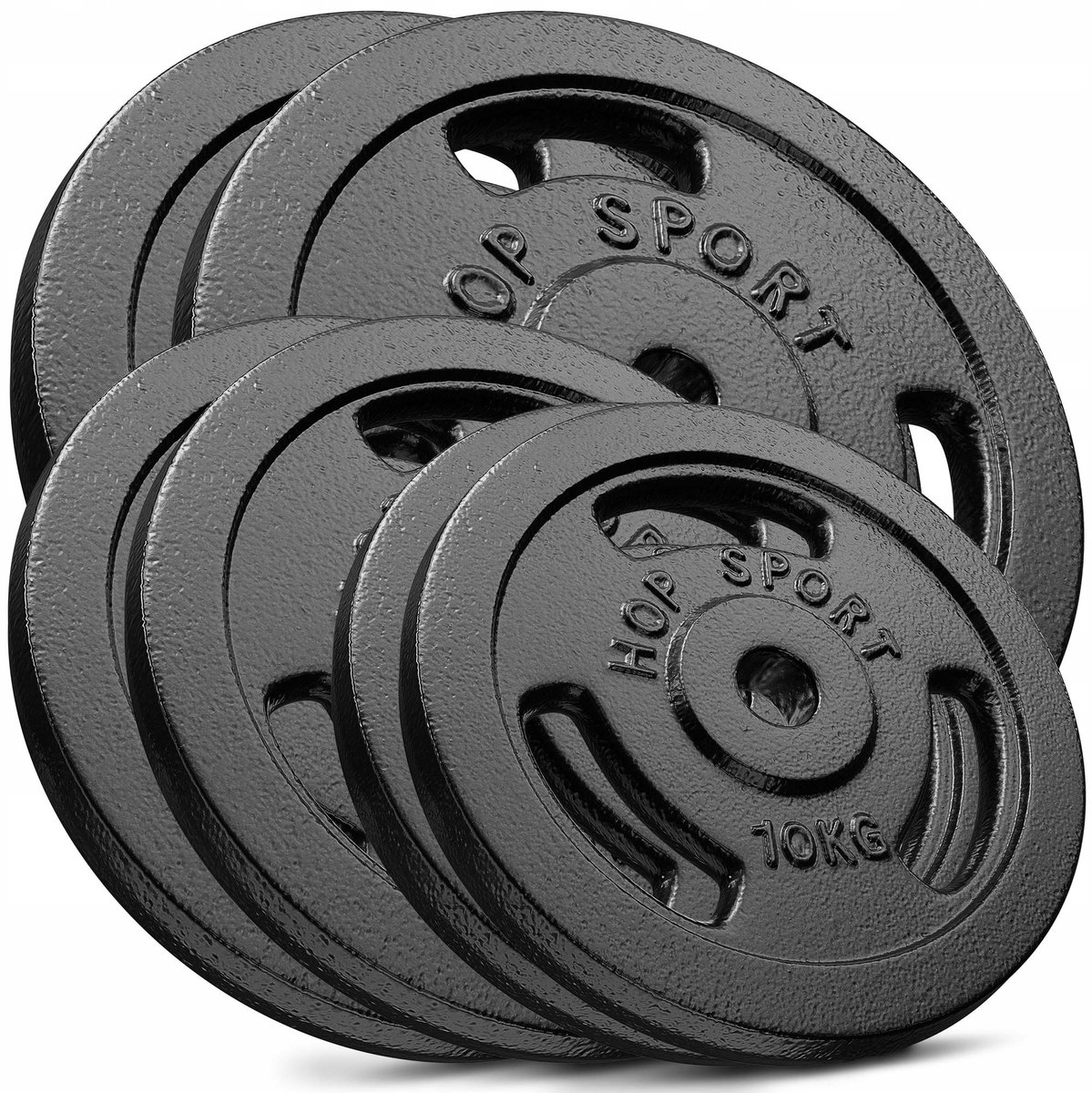 90kg Gietijzeren Halterplaten Set - Krachttraining