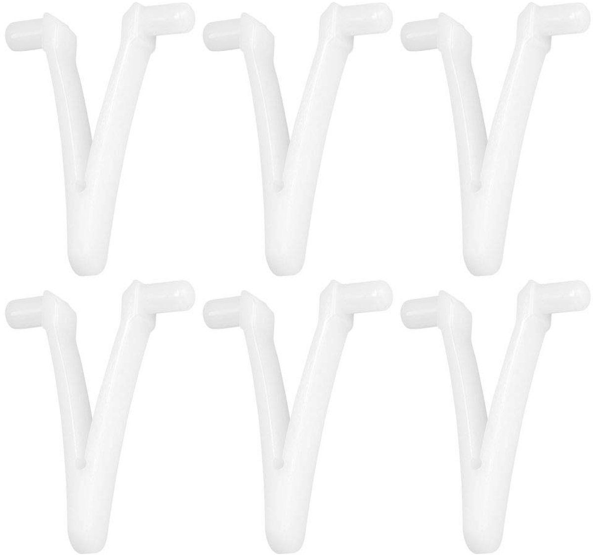 BRENZOOS- Vlinderclips 6 Stuks - Bevestigingsclips Auto - Zwembadaccessoire - Vervangende V-Clips - Duurzaam - Eenvoudig te installeren