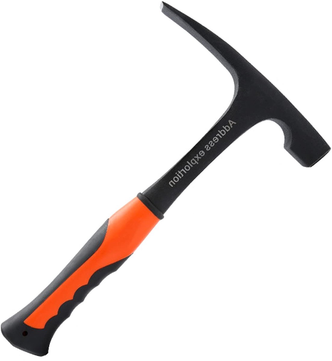JHUBERS- Geologische Hamer Professionele Onderzoekshamer - Steenhamer - Geologie/Mineralen Exploratie - Hoogwaardige Carbon Staal - TPR Coated Handvat - 285 mm Lengte