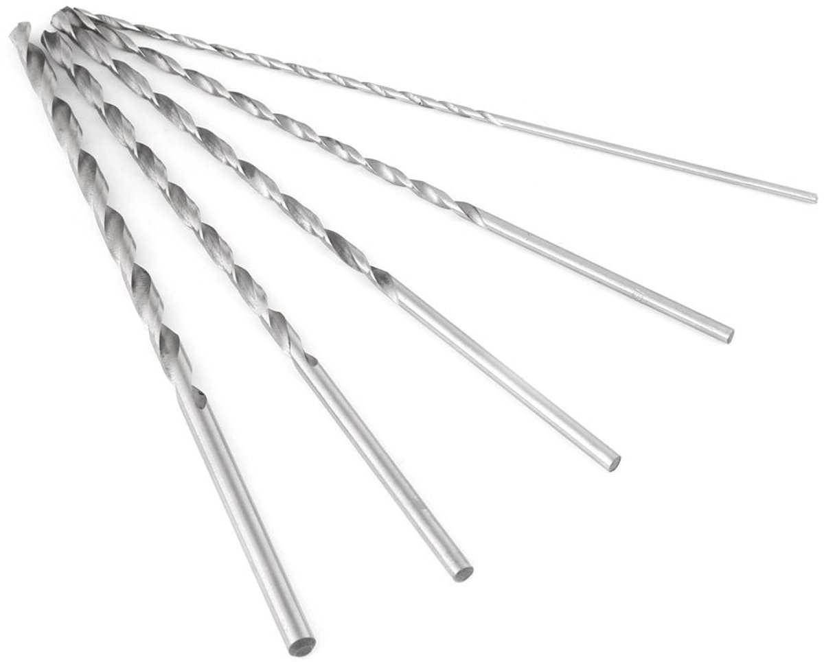 JHUBERS- Spiraalboor Extra Lang 150/160 mm - Professionele Boor - Gereedschap - Hoge Hardheid - Duurzaam Staal - Snelle Spaanafvoer - Boorset