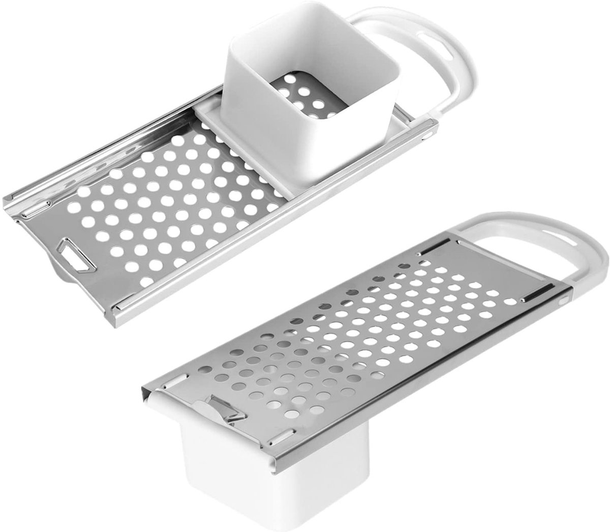 BRENZOOS- Spaetzle Maker - Roestvrijstalen Noodle Maker - Duitse Noodle Press Tool - Comfortabele Handgreep - Set van 2