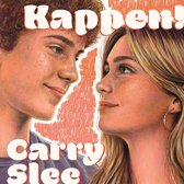 Boekomslag met twee jongeren die elkaar aankijken. Tekst: Kappen! Carry Slee.
