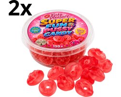 Super Fun Pussy Gummy Snoepjes 150 Gram - Zachte Gom met Fruitsmaken 2 Stuks