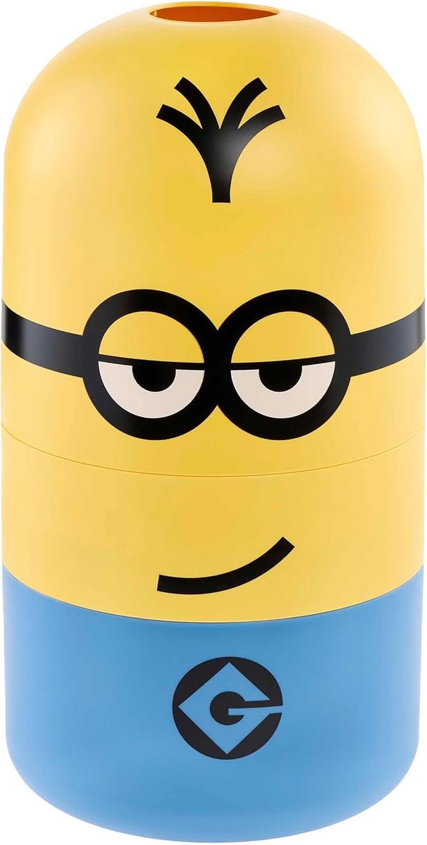keeeper opbergbox Minions 'kevin', blauw/geel, rond, 10 liter