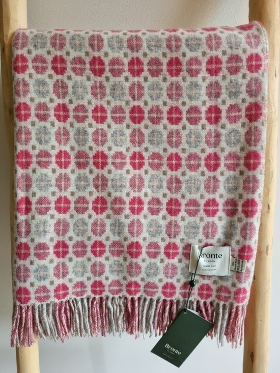 Wollen Plaid - MILAN Pink (Merino) 140x185cm - Bronte x Plaids.shop