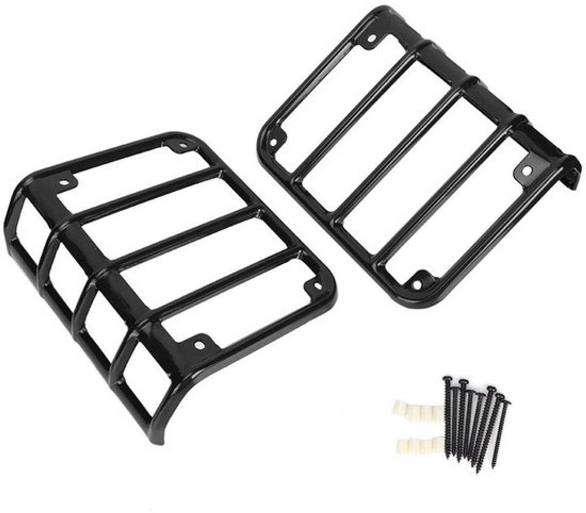 Allecto - Qiilu Achterlicht Cover Protector voor Jeep Wrangler Jk