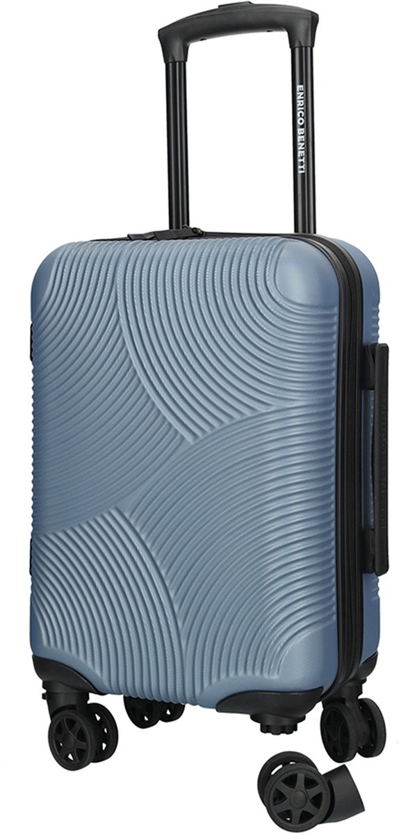 Enrico Benetti Louisville Underseater 40x30x20 cm – Afneembare Wielen – 22,5L – ABS – Handbagage - Jeans blauw