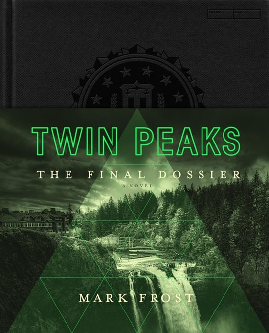 Boekomslag van 'Twin Peaks: The Final Dossier' met een waterval en bossen.