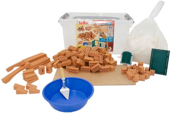 Teifoc Construction box - Creative Box I - Hobby package - Le Ciment est soluble dans l'eau