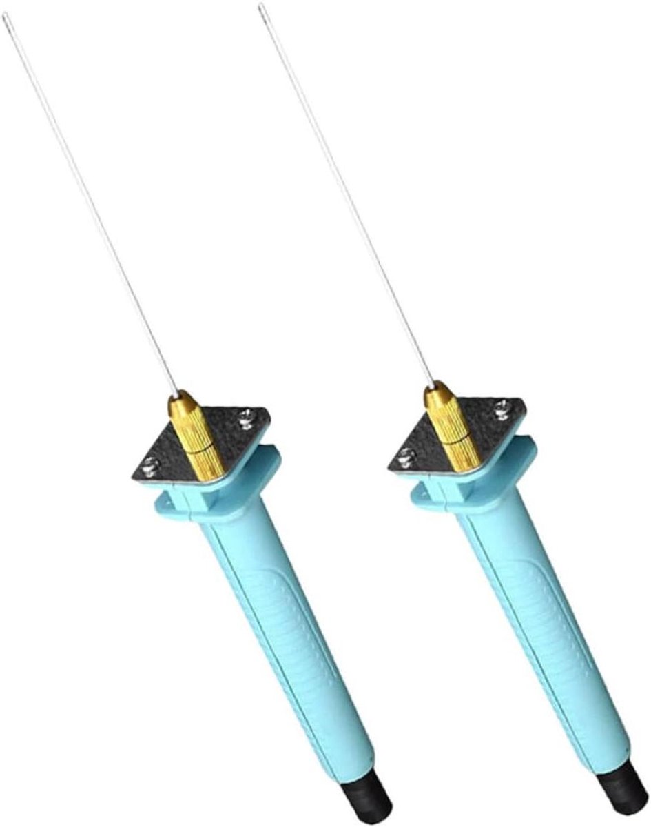 Elektrische Verwarmingspen - Hete Pen - Ambachtelijk Snijden - Draagbaar Ontwerp - 25 cm - Blauw