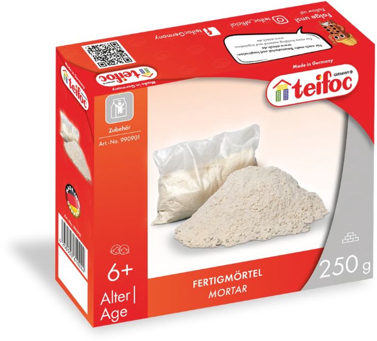 Teifoc® Wateroplosbare Cement / Mortel – 250 gram