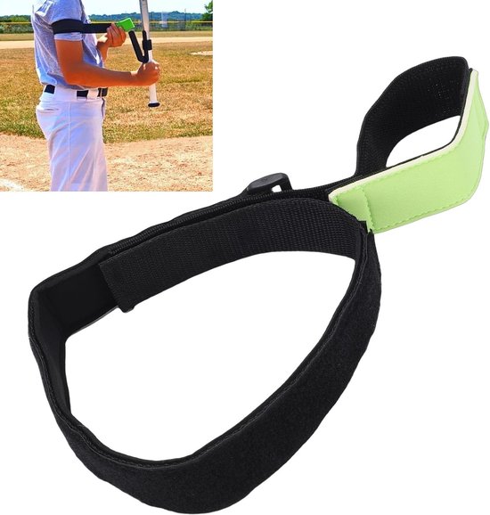 Swing Trainer Band - Arm Krachtband - Sport Training - Duurzaam Neopreen - 3.8x87 cm - Zwart Groen — afbeelding 2