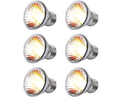 Warmtelamp Reptielen - Zonnebank Lamp - Terrarium Verwarmen - UVA UVB Spectrum - 25 Watt - Helder