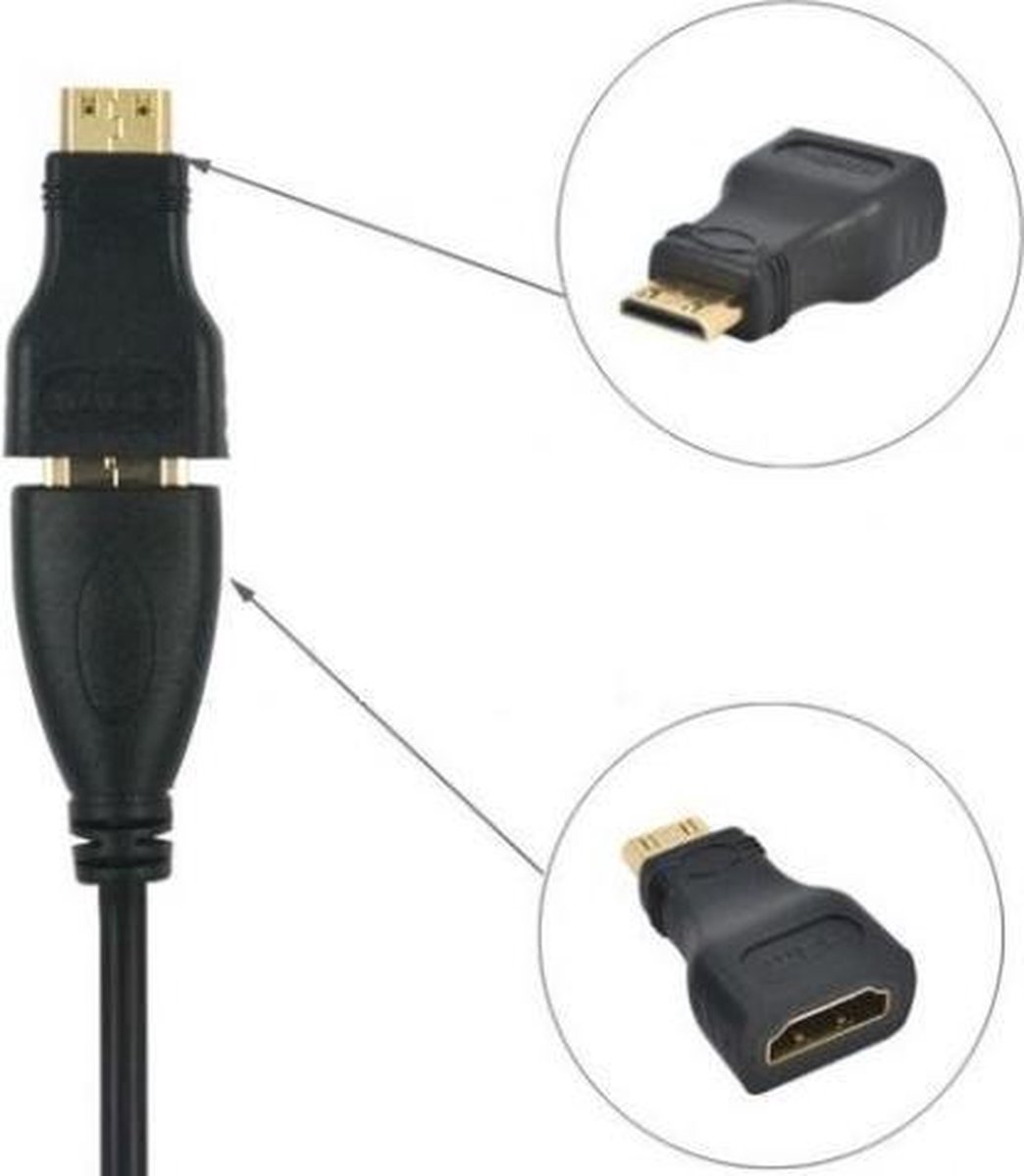 HDMI naar micro HDMI adapter 1080P