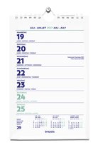 Brepols Wand-week kalender 2027 - Week begint op maandag - 13.5 x 21 cm