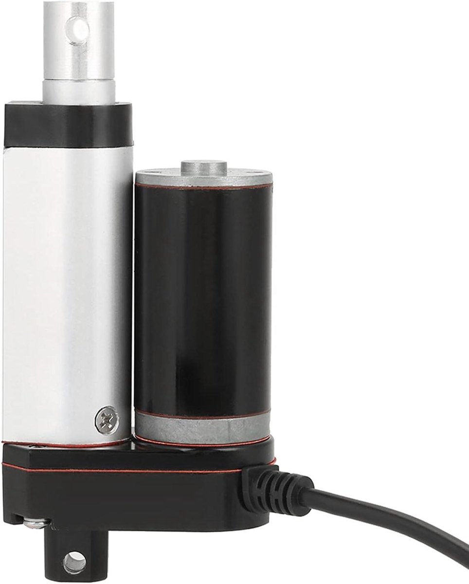 Elektrische Lineaire Actuator - Telescoopstang - Project Automatisering - 1000N Kracht - 35 Mm Slag - Zilver