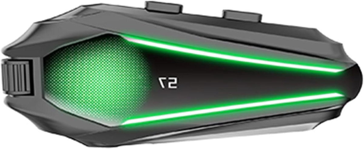 Helm Communicatie Systeem - Motor Intercom - Veilig Communiceren - IP67 Waterdicht - 1200m Bereik - Zwart