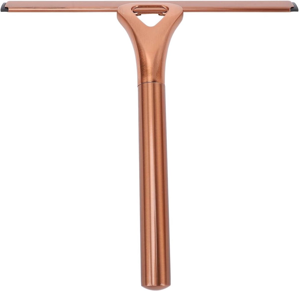 Douchewisser - Glasreiniger - Kalkaanslag Verwijderen - Roestvrij Staal - 22 cm - Brons