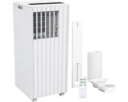 Danky Mobiele Airco 9000 BTU - Mobiele Airconditioner 3-in-1 (Koelen, Ontvochtigen, Ventileren) - 2.6kW - Geschikt Voor Ruimtes Tot 20-35 m² - Slaapmodus - 24-uurs Timer - Afstandsbediening - Energieklasse A
