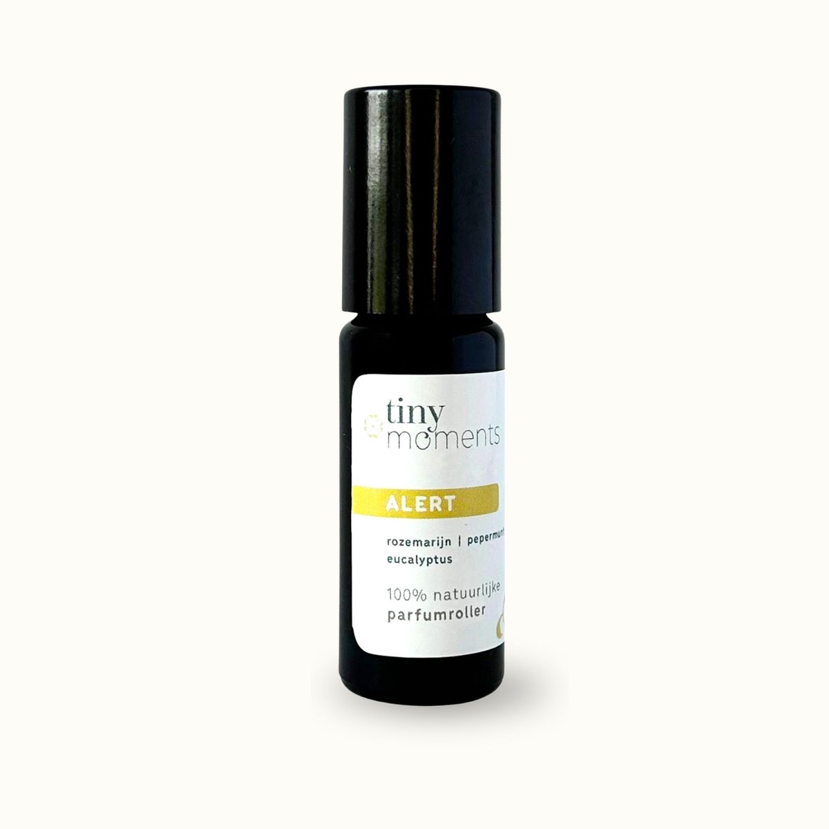 Tiny Moments Etherische Olie Roller voor Energie en Focus - Alert - Rozemarijn, Pepermunt, Eucalyptus - 10 ml