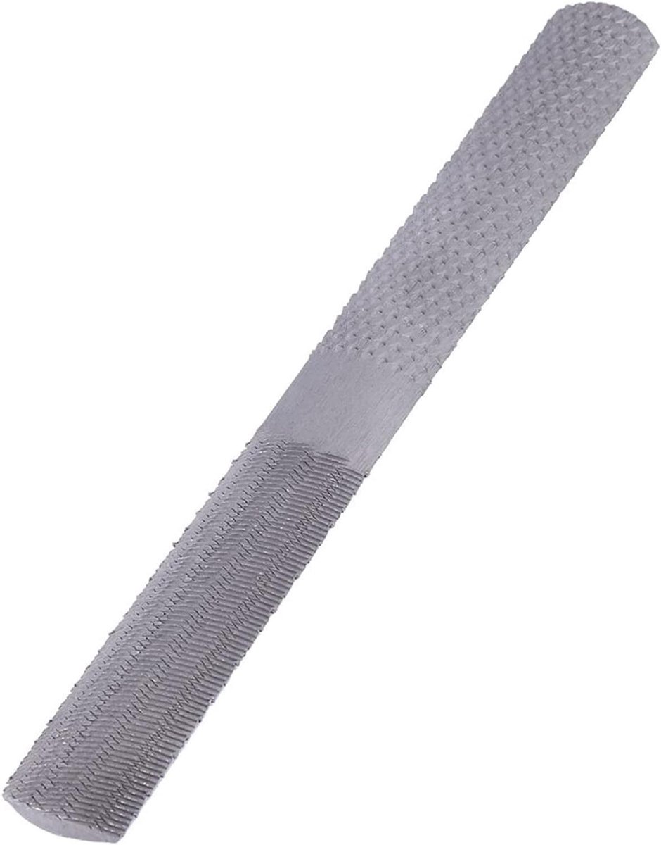 Stalen Rasp - Vijl Gereedschap - Hout Metaalwerk - Compact 4-in-1 - 8 Inch - Metaal