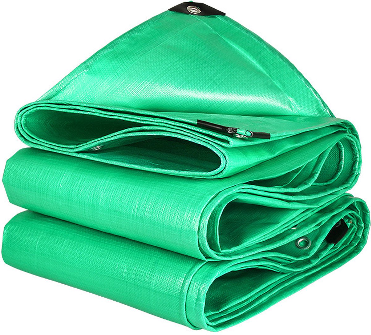 Dubbel groen, verdikt zeildoek ~ Zonneschermdoek, waterdicht en zonwerend zeildoek, regenbestendig doek geschikt voor vrachtwagens, canvas, regenbeschermingsdoek, verdikt oliedoek 2x3m
