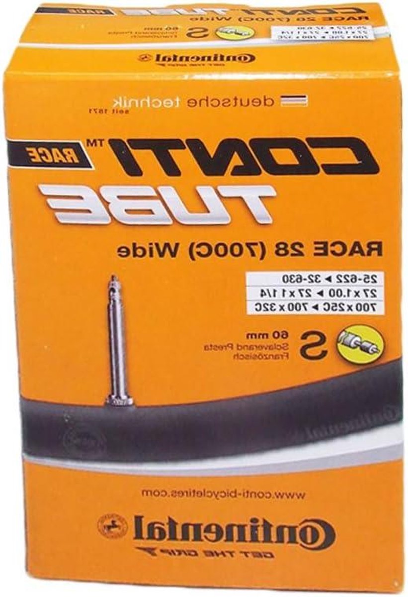 Fietsbinnenband - Raceband binnenband - Wegwielrennen - Butyl rubber - 700x25-32mm - Zwart