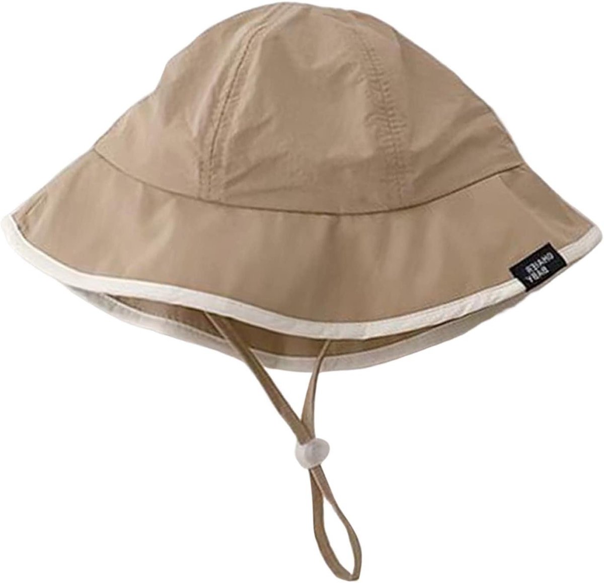 Kinder Zonnehoed - Zomerpet Emmer - Outdoor Bescherming - Verstelbare Kinband - Cartoon Patroon - Patchwork