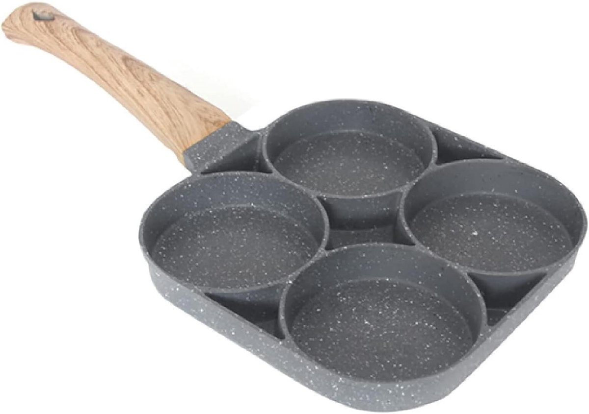 Pannenkoekenpan - Koekenpan - Ontbijt Maken - Antiaanbaklaag - Mini Formaat - A
