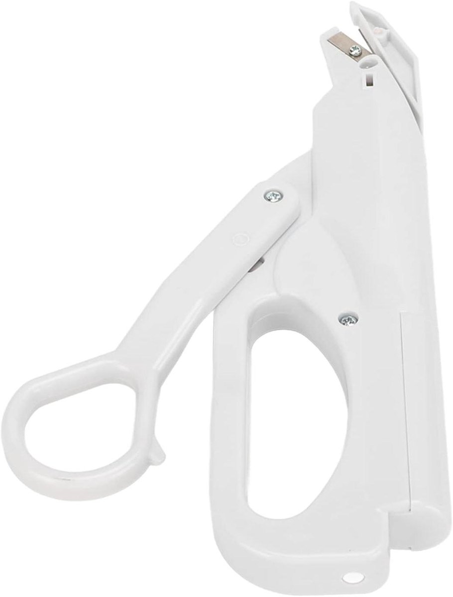 Elektrische Schaar - Draadloze Knipper - Hobby Naaien - Dubbele Snijkoppen - 22.5 x 12 cm - Grijs