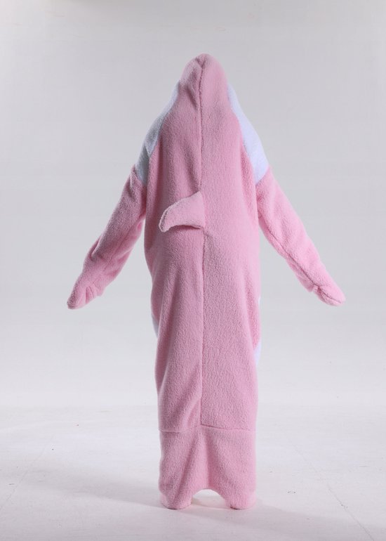 Dolfijn Slaapzak Onesie - Roze, 190cm (155-170cm) — afbeelding 5
