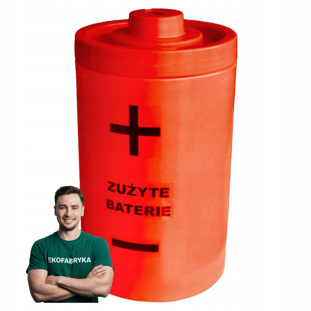BATBOX Batterijcontainer 40L Rood - Sterk & Ruim
