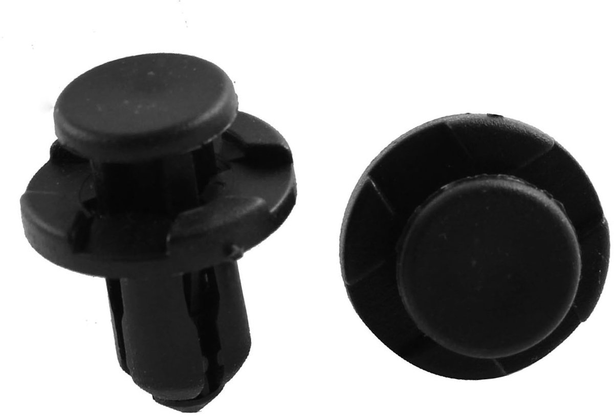 LIVIA HOME- Klinknagels set van 50 stuks - Kunststof bevestigingsclips - Gatdiameter 9 mm - Duurzame bevestiging - Geschikt voor autobumpers - Totale lengte 28 mm - Bevestigingsclip