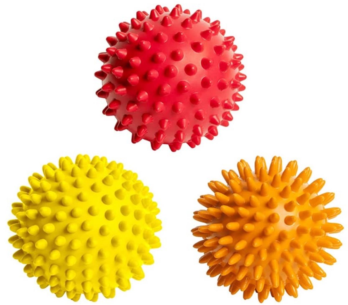 LIVIA HOME - Spiky Massage Ballen - Voet Massager - Ontspanning - 7.5CM - Spieren Weefsel - Perfect voor Yoga en Sport - Kleur Willekeurig