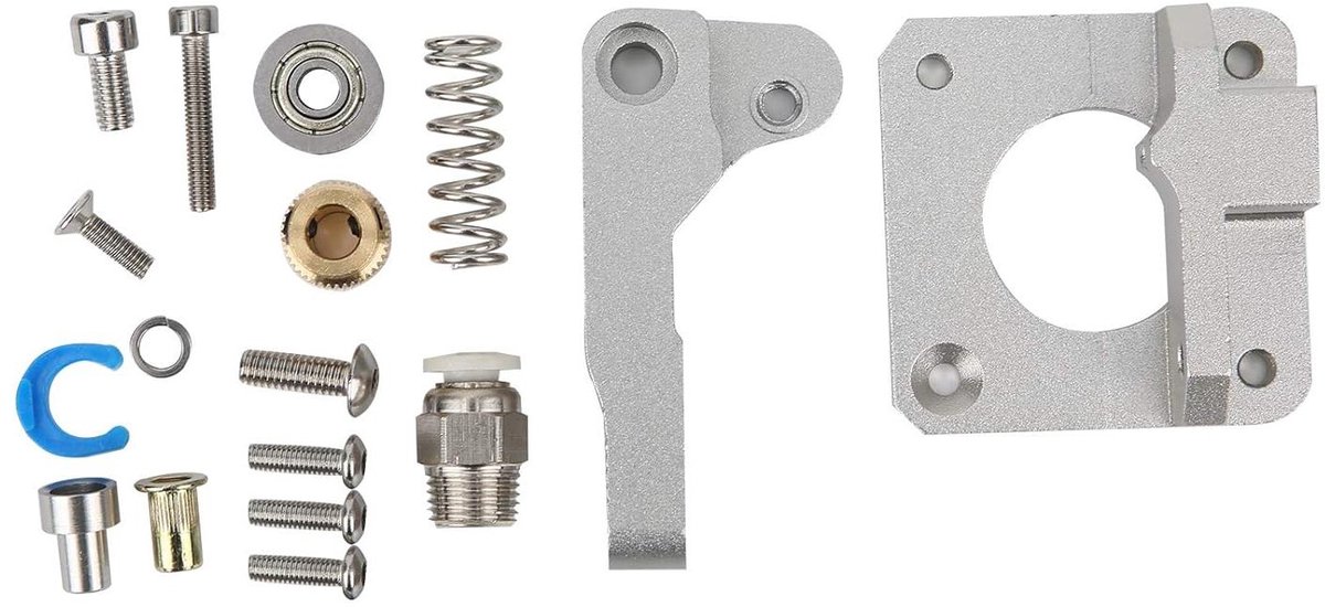 3D Printer Extruder - Upgrade Kit - Printen Verbeteren - Volledig Metalen Blok - 1.75 mm Filament - Aluminium