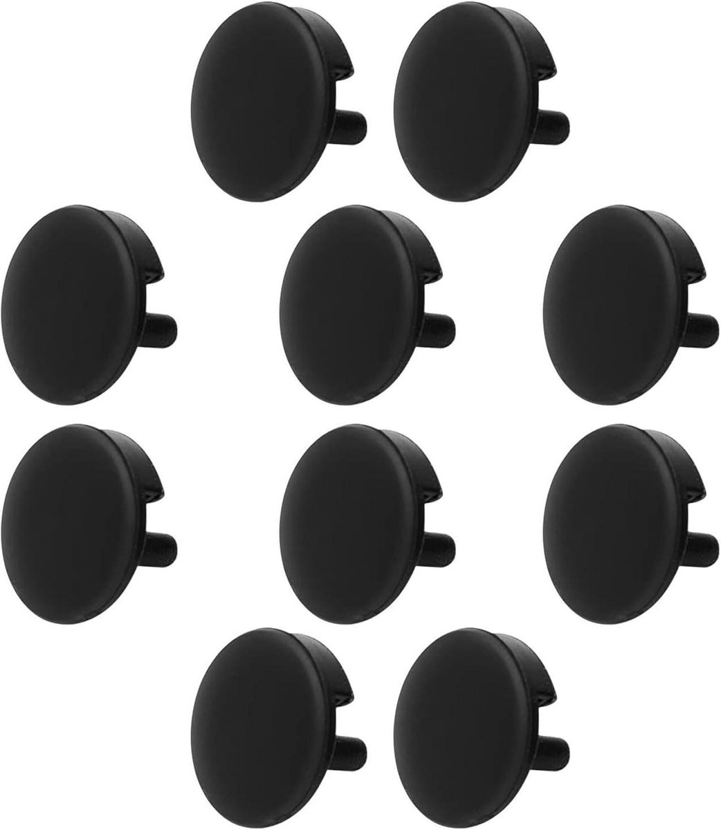 Airfryer Kussen Tabs - Crisper Plate Protectors - Bescherming Apparaat - Voorkomt Krassen - 10 Stuks - Zwart