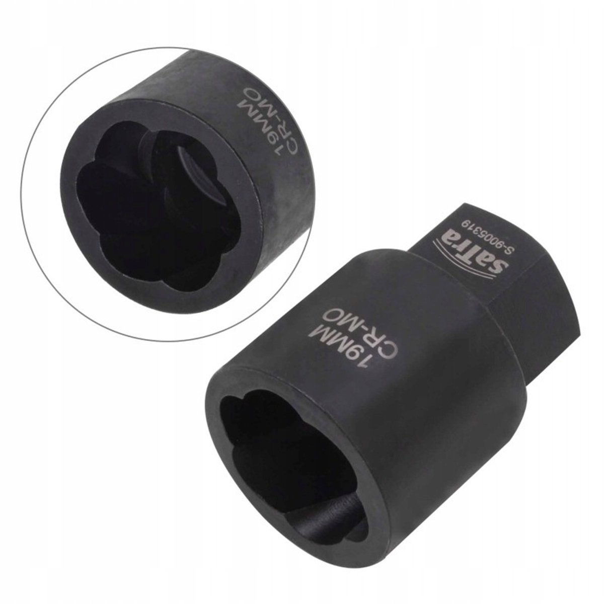 Satra 1/2" Dopreparatie Dop 19mm voor Beschadigde Schroeven