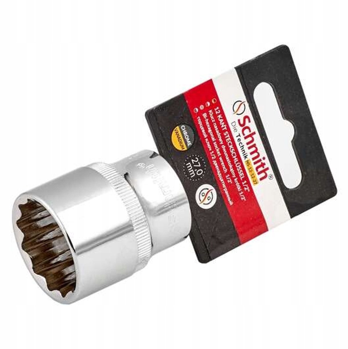 Korte 12-kant DOP 1/2" 27mm dopbit