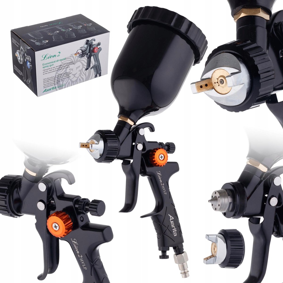 Auarita LION 2 HVLP spuitpistool 2,5mm met 600ml tank
