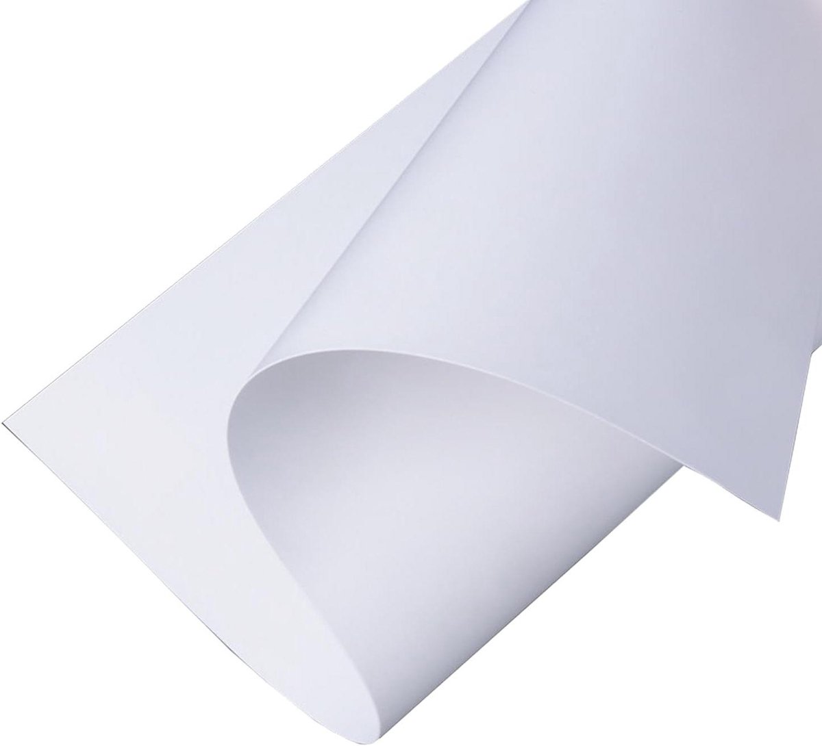 Kunststof Plaat - Polypropyleen Paneel - Doe-het-zelf Projecten - Dubbelzijdig Mat - 20 Stuks - Wit