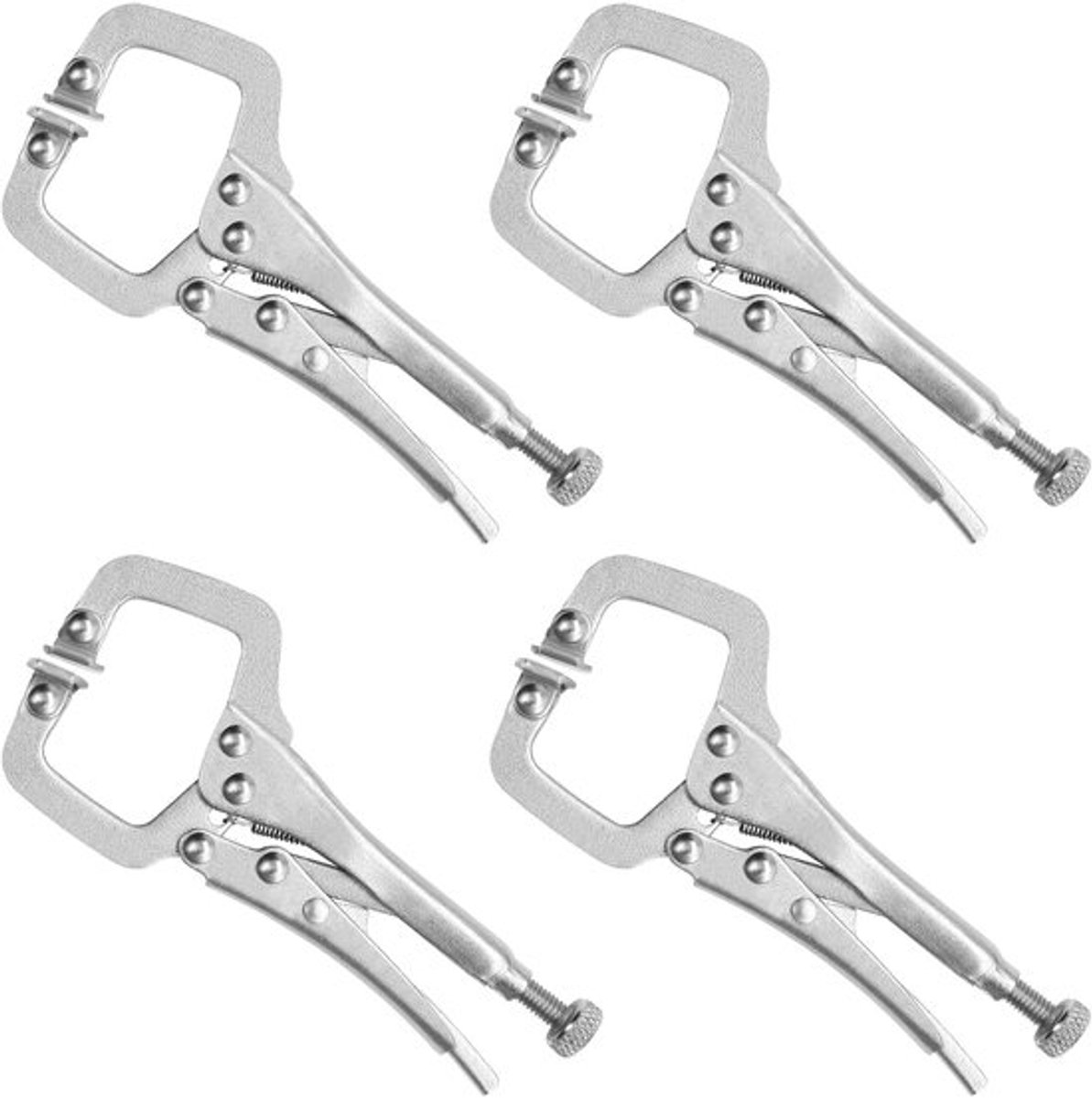 Allecto - Metalen Grip Slot C Klem Tang - Mini Las Tang - 13,3 cm - 4