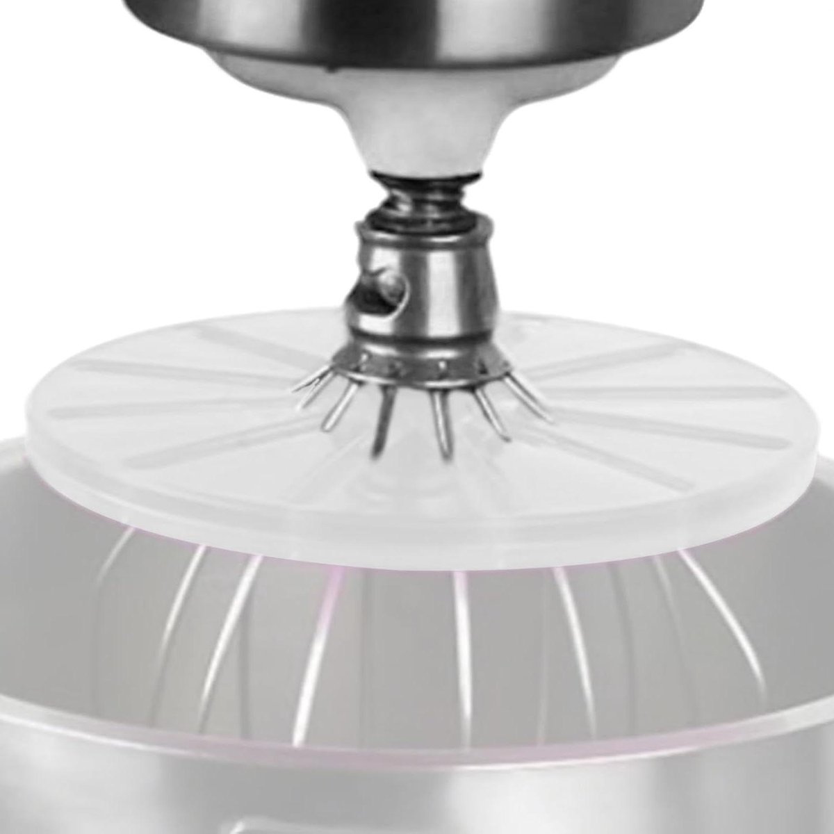 Mixer Spatbeschermer Keuken Hulpmiddel Hygiënisch Werken Zeslijnig Systeem 14 cm Breed Transparant