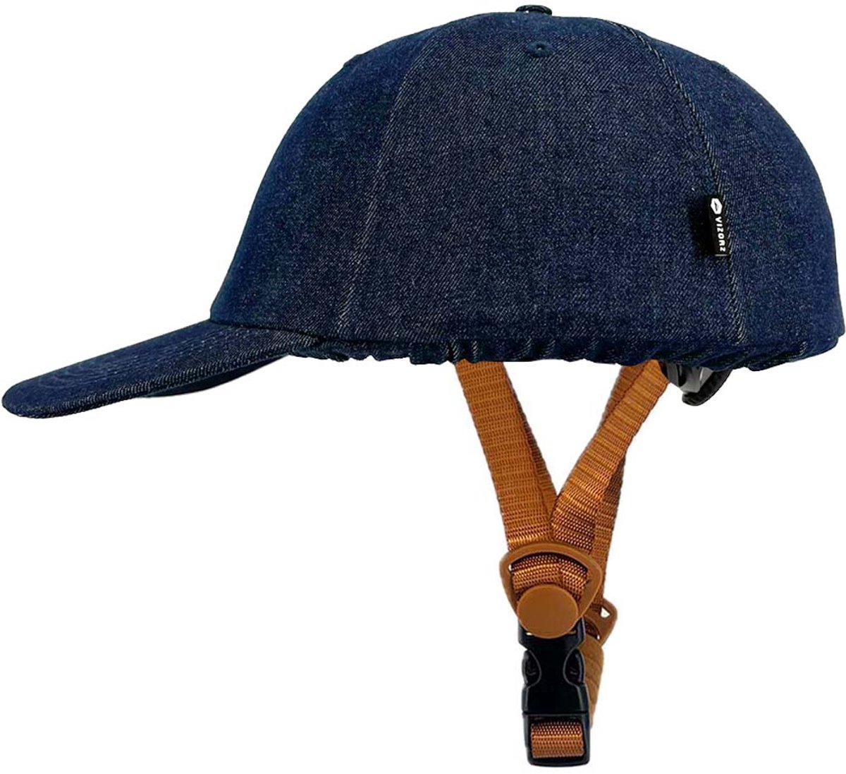 Vizorz SwitchCap fietshelm - Blue Denim Cap