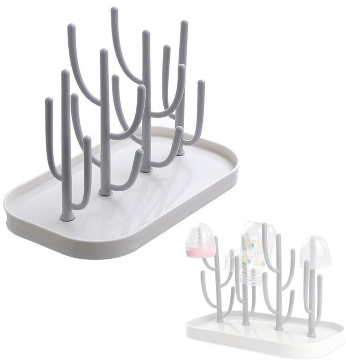 Dailygoods- Droogrek Duurzaam - Fles Droogrek - Accessoires Droger - Lichtgewicht - Verwijderbaar - Afmetingen 25,5x14,5x19 cm - Flesdroger