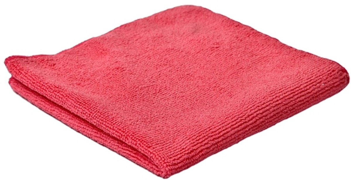 Rode Microvezeldoek 30x30 cm - 220 g/m²
