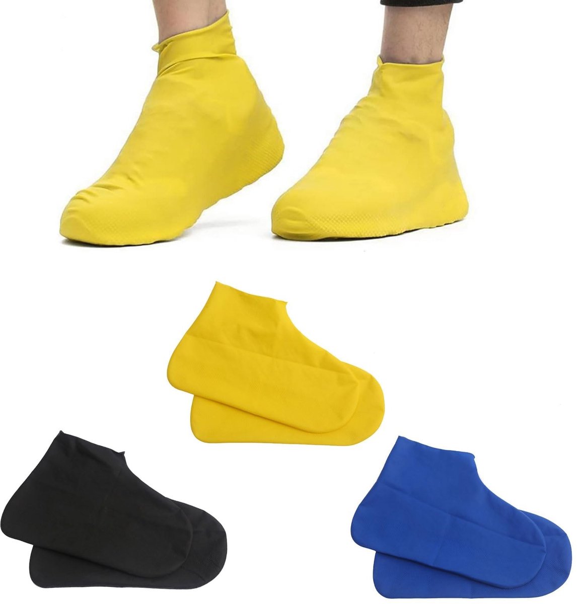 JHUBERS- Schoenovertrekken Waterdicht - Siliconen Overschoenen - Antislip Bescherming - Herbruikbaar - Voor Europese Schoenmaten 38-42 - Comfortabel en Modieus