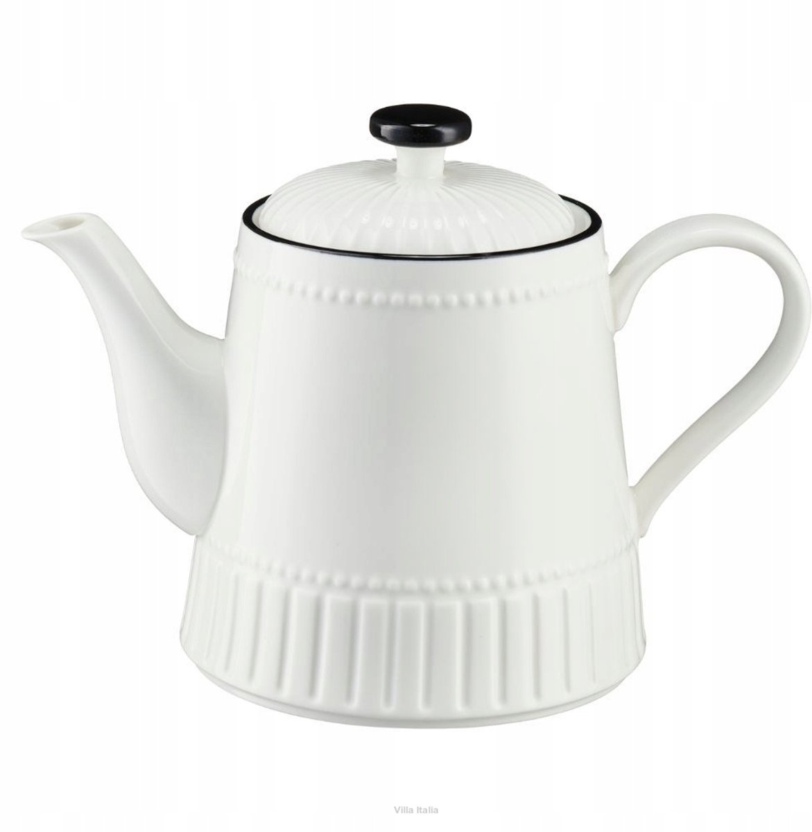 Villa Italia PILLAR Porseleinen Theepot 1L - Elegant & Praktisch